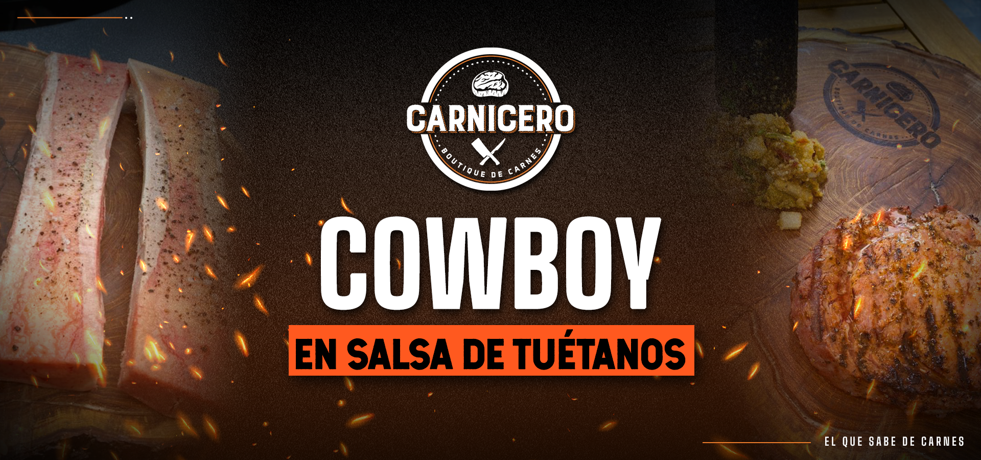 Cowboy en salsa de tuétanos