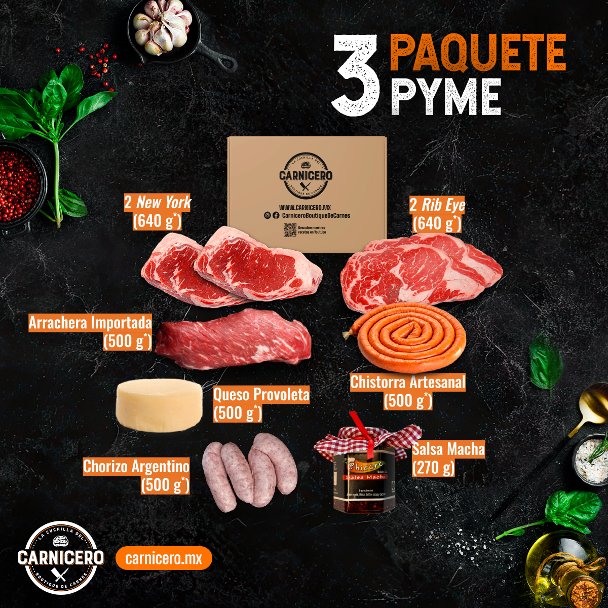 Paquete Empresarial 3 "Pyme" - CARNICERO MX