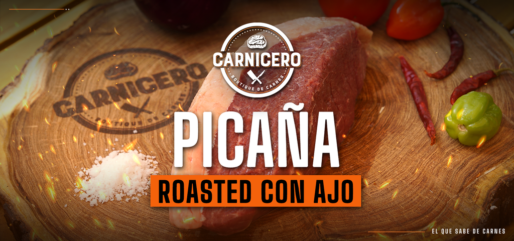 Picaña CARNICERO roasted con ajo