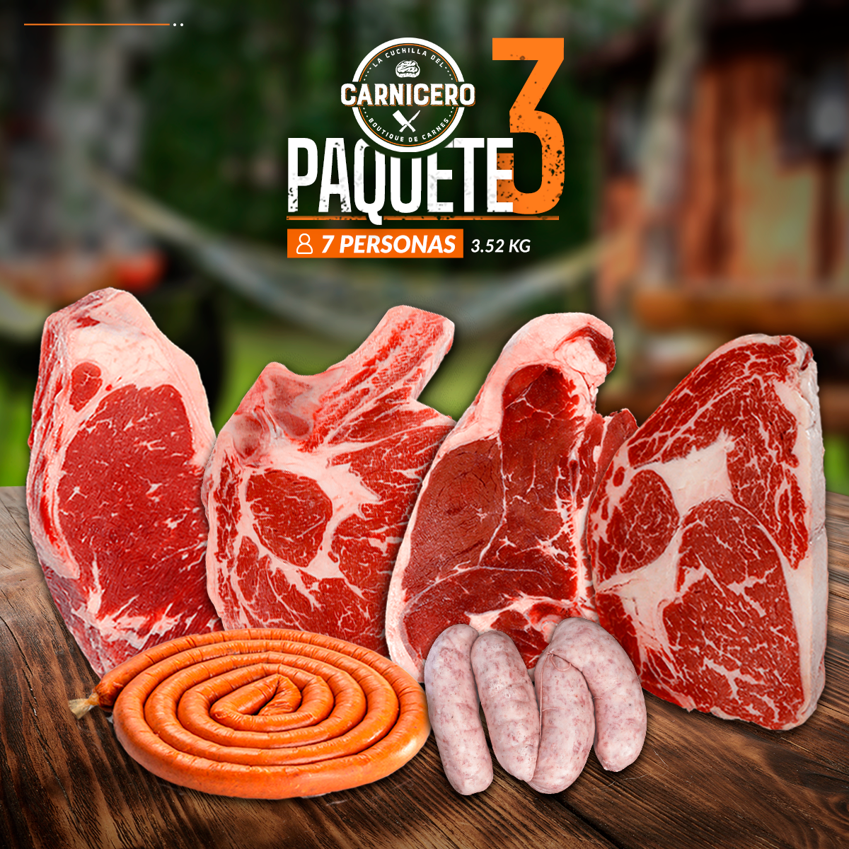 PAQUETE 3 - Paquetes Toda Ocasión - CARNICERO MX