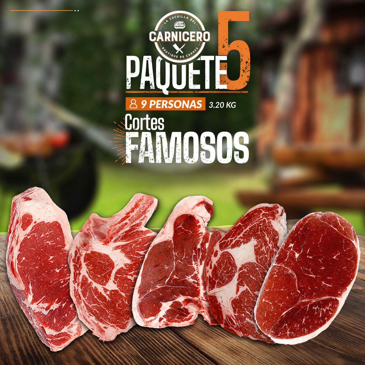 PAQUETE 5 "CORTES FAMOSOS" - Paquetes Toda Ocasión - CARNICERO MX
