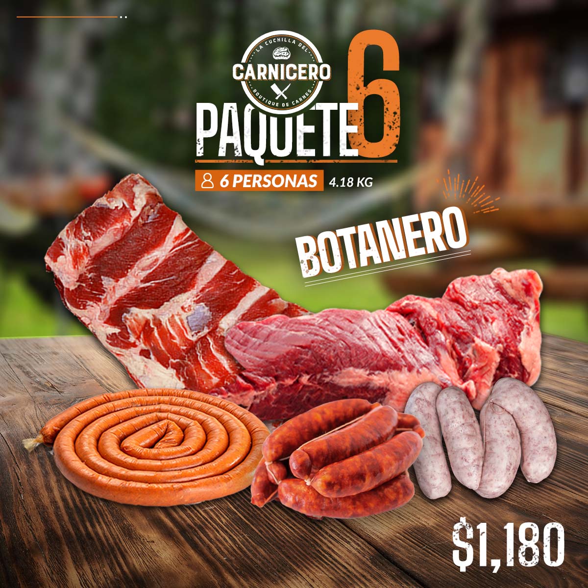 PAQUETE 6 "BOTANERO" - CARNICERO.MX