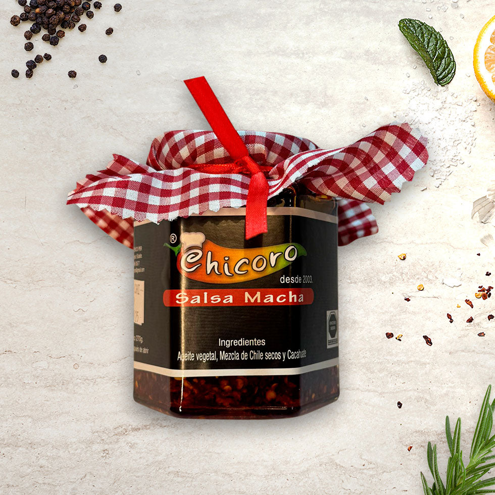 Salsa Macha Chicoro, 270 g - CARNICERO MX