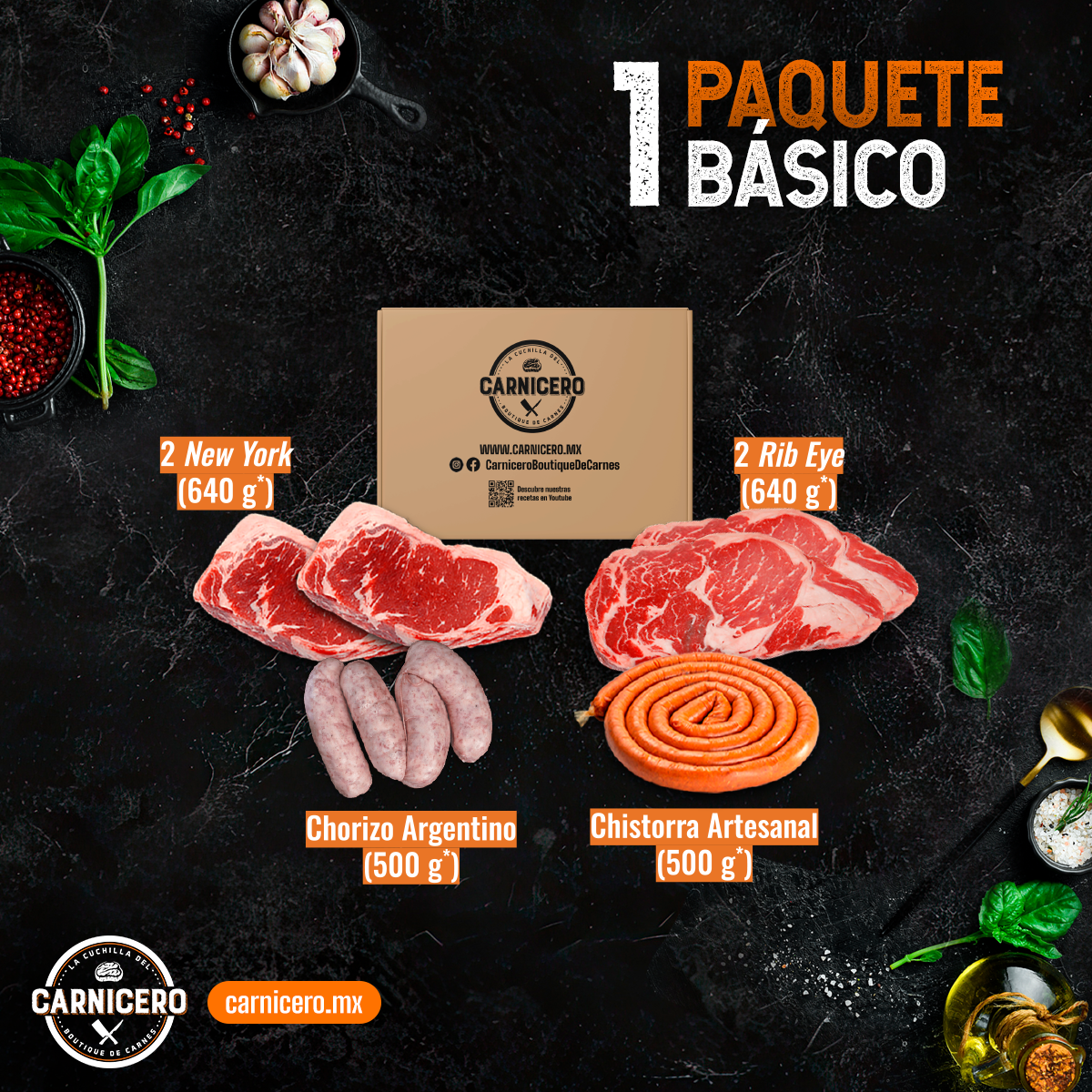 Paquete Empresarial 1 "Básico"- CARNICERO MX